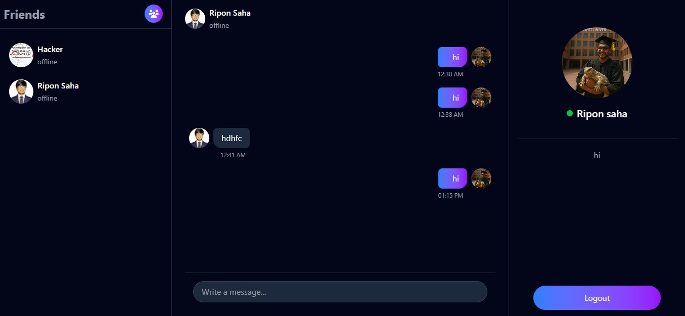Fullstack Next.js 15 Real-Time Chat App